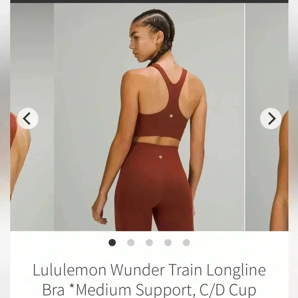 lululemon athletica Other - Lululemon wunder train longline bra